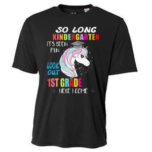 So Long Kindergarten 1st Grade Here I Come Graduation Cooling Performance Crew T-Shirt