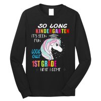 So Long Kindergarten 1st Grade Here I Come Graduation Long Sleeve Shirt