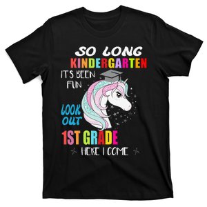 So Long Kindergarten 1st Grade Here I Come Graduation T-Shirt