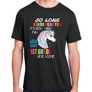 So Long Kindergarten 1st Grade Here I Come Graduation Adult ChromaSoft Performance T-Shirt