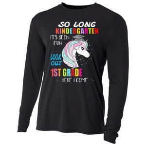 So Long Kindergarten 1st Grade Here I Come Graduation Cooling Performance Long Sleeve Crew