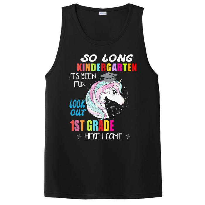 So Long Kindergarten 1st Grade Here I Come Graduation PosiCharge Competitor Tank