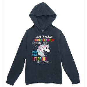 So Long Kindergarten 1st Grade Here I Come Graduation Urban Pullover Hoodie