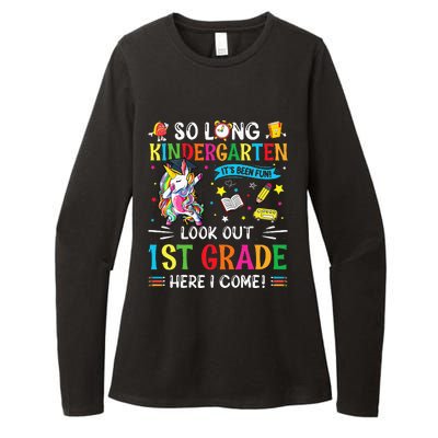 So Long Kindergarten 1st Grade Here I Come Graduation Cap Womens CVC Long Sleeve Shirt