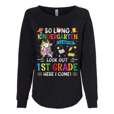 So Long Kindergarten 1st Grade Here I Come Graduation Cap Womens California Wash Sweatshirt