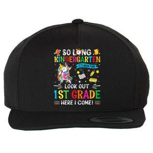 So Long Kindergarten 1st Grade Here I Come Graduation Cap Wool Snapback Cap