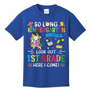 So Long Kindergarten 1st Grade Here I Come Graduation Cap Kids T-Shirt