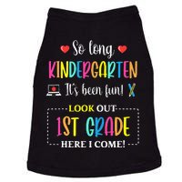 So Long Kindergarten 1st Grade Here I Come Back To School Doggie Tank