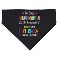 So Long Kindergarten 1st Grade Here I Come Back To School USA-Made Doggie Bandana