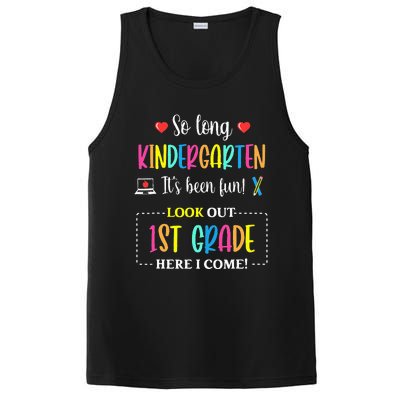 So Long Kindergarten 1st Grade Here I Come Back To School PosiCharge Competitor Tank