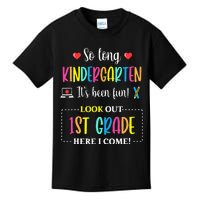 So Long Kindergarten 1st Grade Here I Come Back To School Kids T-Shirt