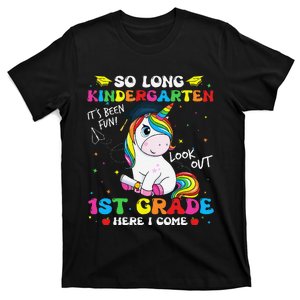 So Long Kindergarten 1st Grade Here I Come Unicorn T-Shirt