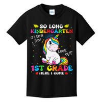 So Long Kindergarten 1st Grade Here I Come Unicorn Kids T-Shirt