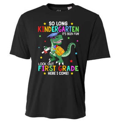 So Long Kindergarten Graduation Class Of Dinosaur Cooling Performance Crew T-Shirt