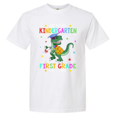 So Long Kindergarten Graduation Class Of Dinosaur Garment-Dyed Heavyweight T-Shirt