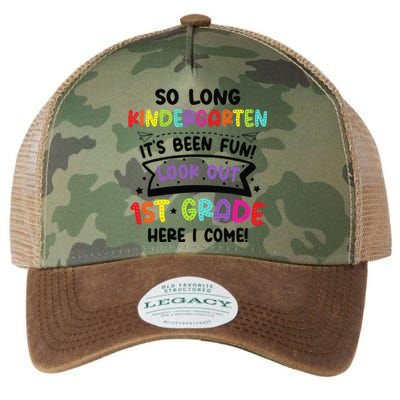 So Long Kindergarten Look Out First Grade Graduation Gifts Legacy Tie Dye Trucker Hat