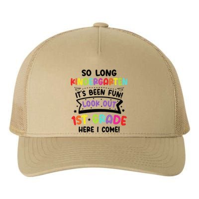 So Long Kindergarten Look Out First Grade Graduation Gifts Yupoong Adult 5-Panel Trucker Hat