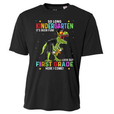 So Long Kindergarten Graduation Class Of Dinosaur Cooling Performance Crew T-Shirt