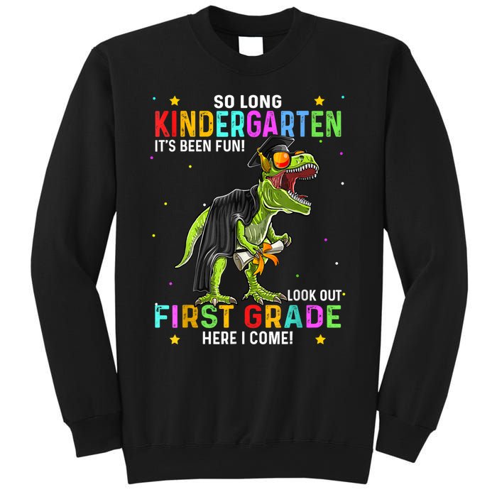 So Long Kindergarten Graduation Class Of Dinosaur Sweatshirt