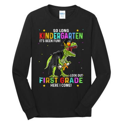 So Long Kindergarten Graduation Class Of Dinosaur Tall Long Sleeve T-Shirt