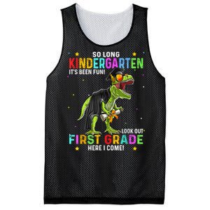 So Long Kindergarten Graduation Class Of Dinosaur Mesh Reversible Basketball Jersey Tank