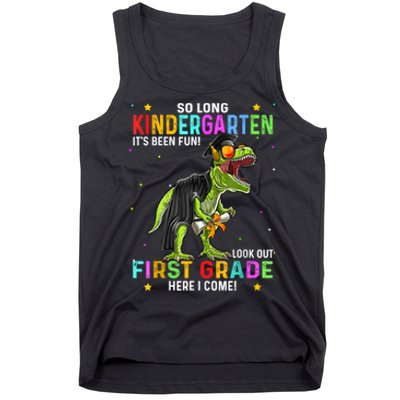 So Long Kindergarten Graduation Class Of Dinosaur Tank Top