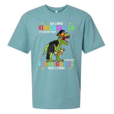 So Long Kindergarten Graduation Class Of Dinosaur Sueded Cloud Jersey T-Shirt