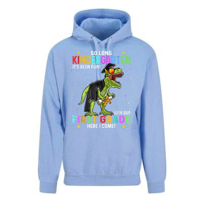 So Long Kindergarten Graduation Class Of Dinosaur Unisex Surf Hoodie