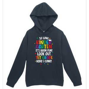 So Long Kindergarten Look Out Kindergarten Funny Graduation Urban Pullover Hoodie