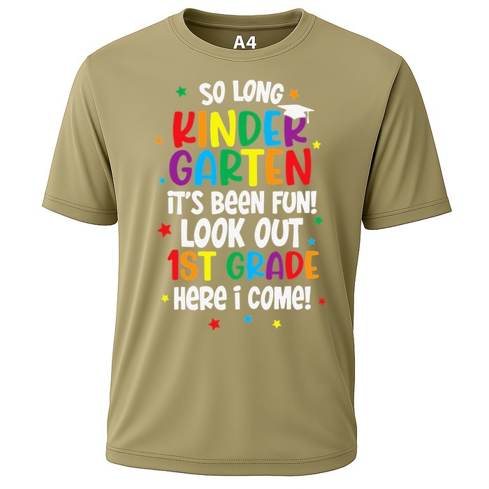 So Long Kindergarten Look Out Kindergarten Funny Graduation Cooling Performance Crew T-Shirt