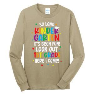 So Long Kindergarten Look Out Kindergarten Funny Graduation Tall Long Sleeve T-Shirt