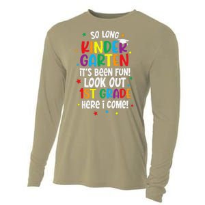 So Long Kindergarten Look Out Kindergarten Funny Graduation Cooling Performance Long Sleeve Crew