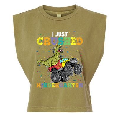 So Long Kindergarten Graduation Class Of Dinosaur Garment-Dyed Women's Muscle Tee