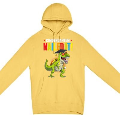 So Long Kindergarten Graduation Class Of Dinosaur Premium Pullover Hoodie