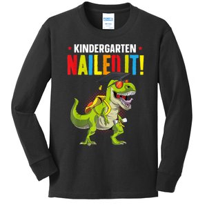 So Long Kindergarten Graduation Class Of Dinosaur Kids Long Sleeve Shirt