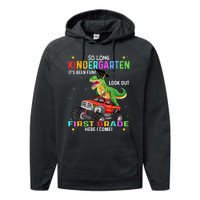 So Long Kindergarten Graduation Class Of Dinosaur Performance Fleece Hoodie