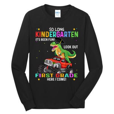 So Long Kindergarten Graduation Class Of Dinosaur Tall Long Sleeve T-Shirt