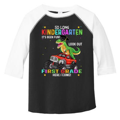 So Long Kindergarten Graduation Class Of Dinosaur Toddler Fine Jersey T-Shirt