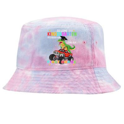 So Long Kindergarten Graduation Class Of Dinosaur Tie-Dyed Bucket Hat