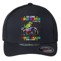 So Long Kindergarten Graduation Class Of Dinosaur Flexfit Unipanel Trucker Cap