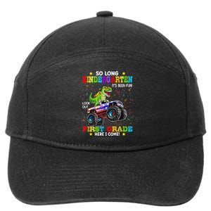 So Long Kindergarten Graduation Class Of Dinosaur 7-Panel Snapback Hat