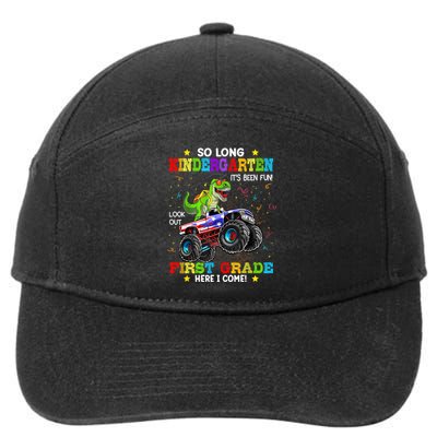 So Long Kindergarten Graduation Class Of Dinosaur 7-Panel Snapback Hat