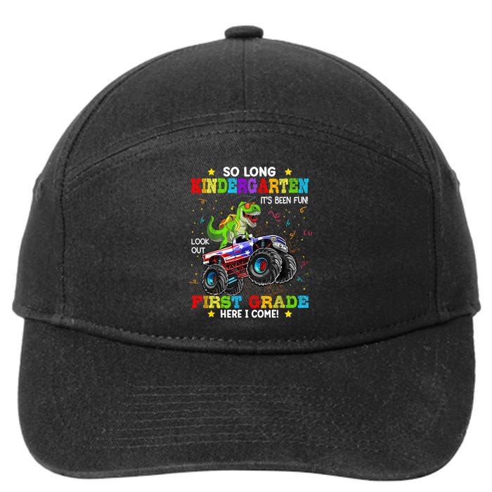 So Long Kindergarten Graduation Class Of Dinosaur 7-Panel Snapback Hat