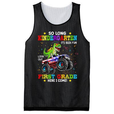 So Long Kindergarten Graduation Class Of Dinosaur Mesh Reversible Basketball Jersey Tank