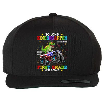 So Long Kindergarten Graduation Class Of Dinosaur Wool Snapback Cap