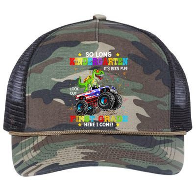 So Long Kindergarten Graduation Class Of Dinosaur Retro Rope Trucker Hat Cap