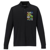 So Long Kindergarten Graduation Class Of Dinosaur Performance Long Sleeve Polo