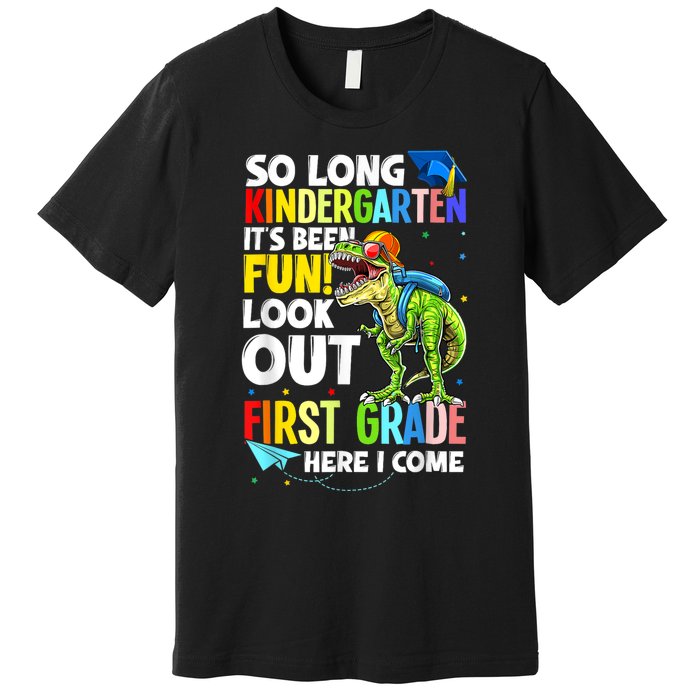 So Long Kindergarten Graduation Class Of Dinosaur Premium T-Shirt