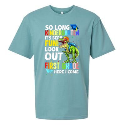 So Long Kindergarten Graduation Class Of Dinosaur Sueded Cloud Jersey T-Shirt