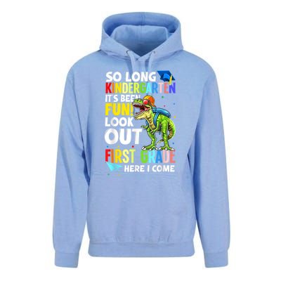 So Long Kindergarten Graduation Class Of Dinosaur Unisex Surf Hoodie